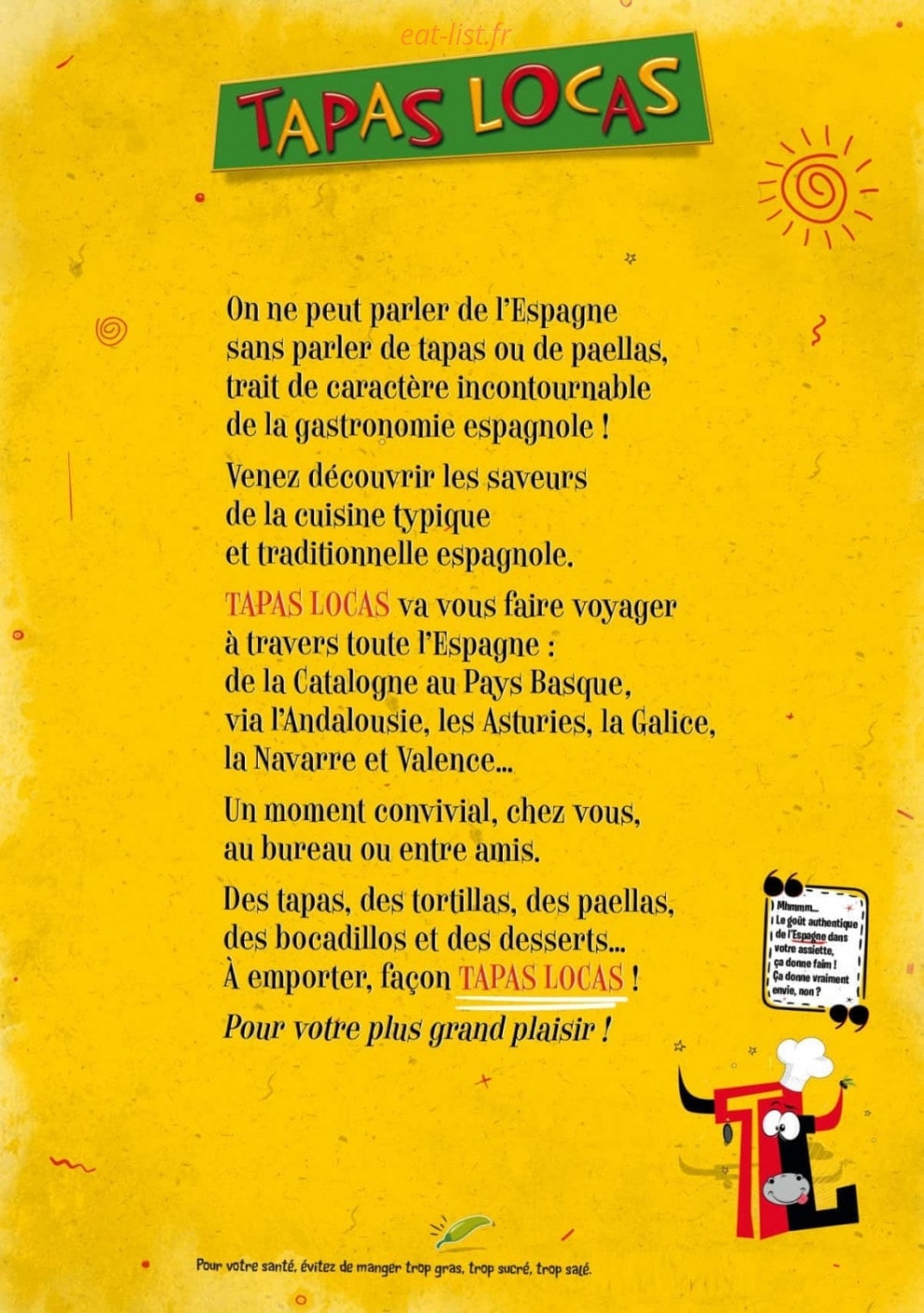 Tapas Locas — carte page 2
