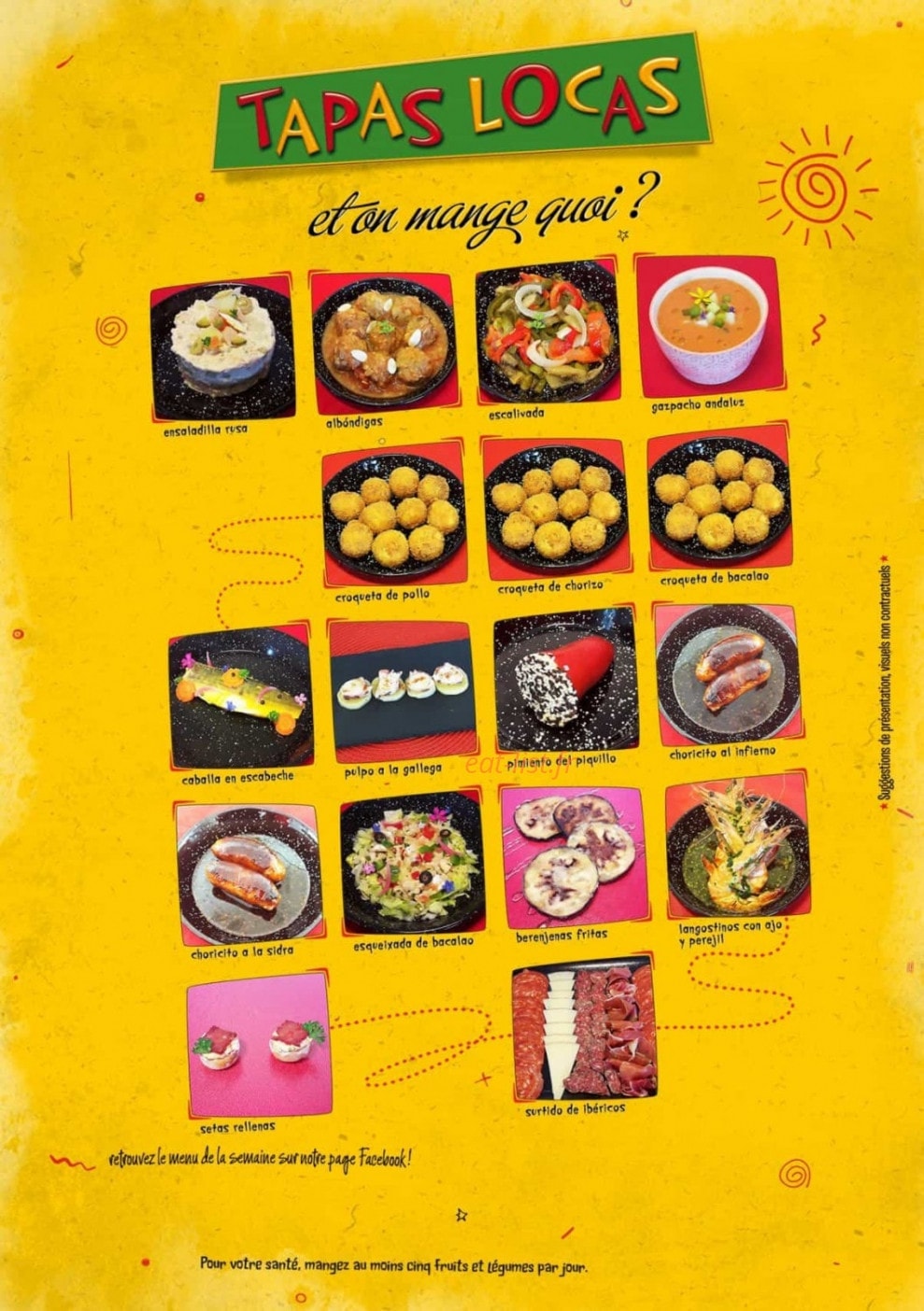 Tapas Locas — carte page 8