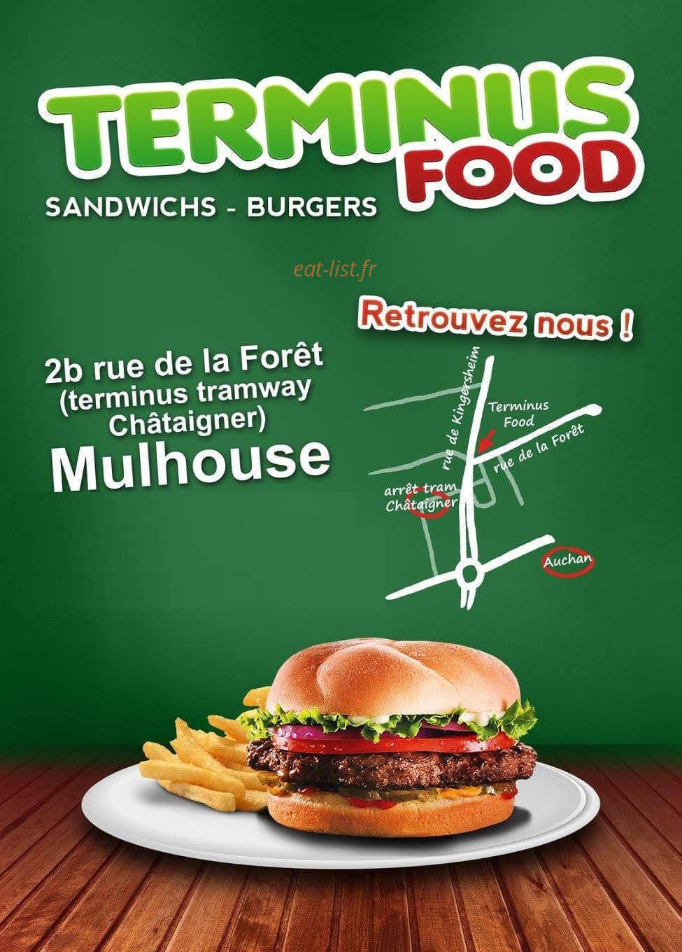 Terminus food — carte page 1