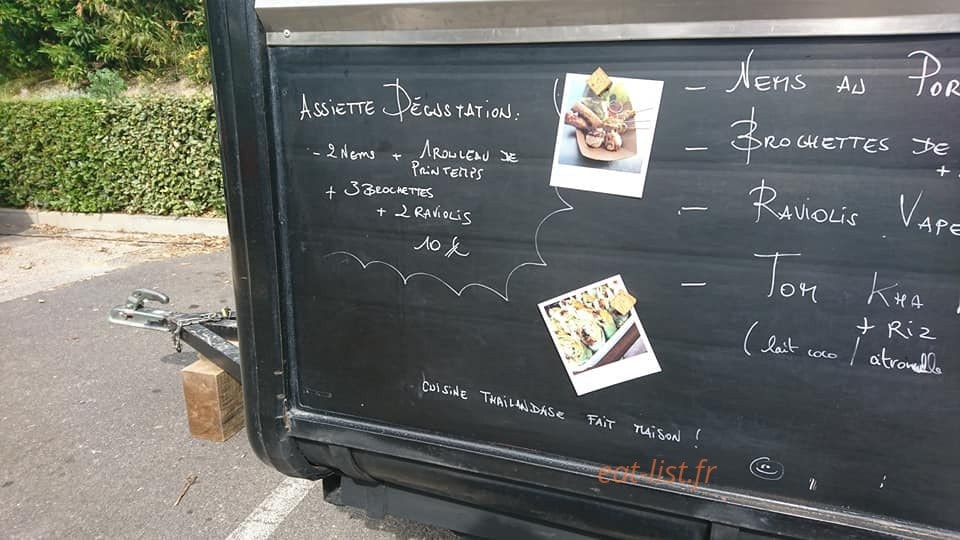 Thai et La Croute — carte page 1