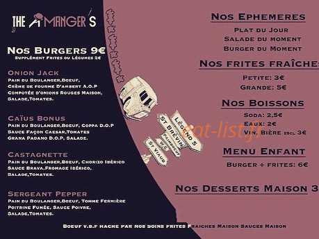 The Amangers — carte page 1