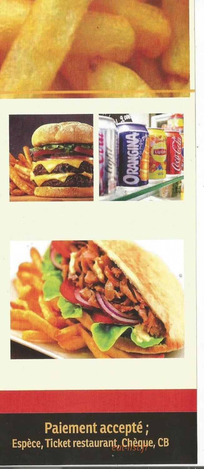 The famous burger — carte page 6