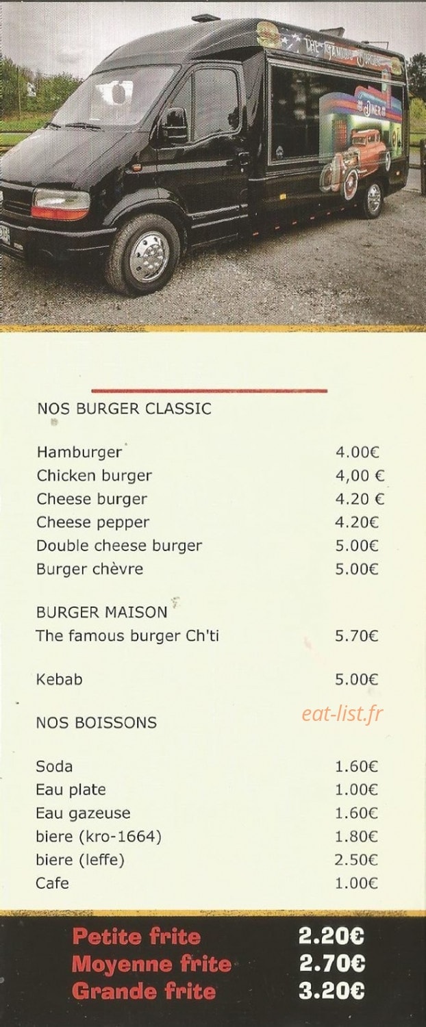 The famous burger — carte page 4