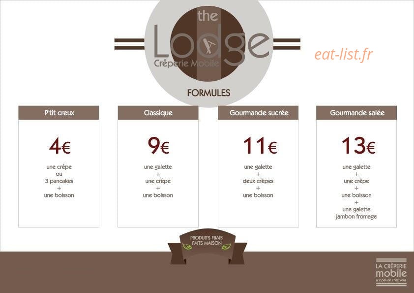 The Lodge — carte page 2