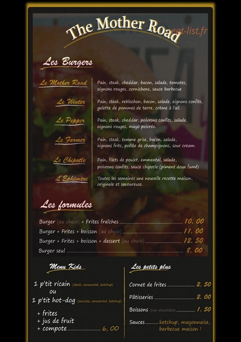 The Mother Road — carte page 1