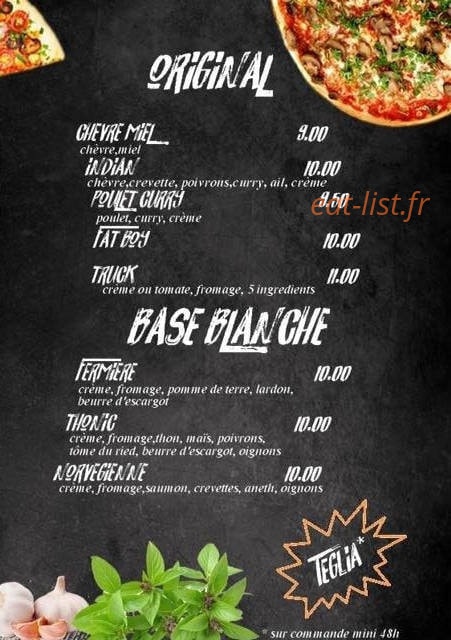 The Truck Pizza — carte page 4