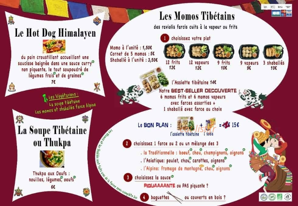 Tibet-FoodTruck.com — carte page 2