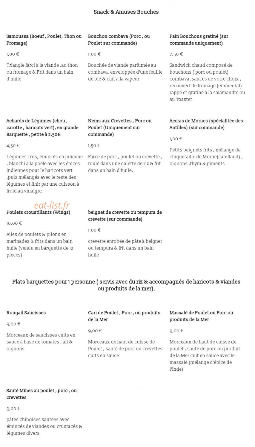 Tigou Creol Polet — carte page 1