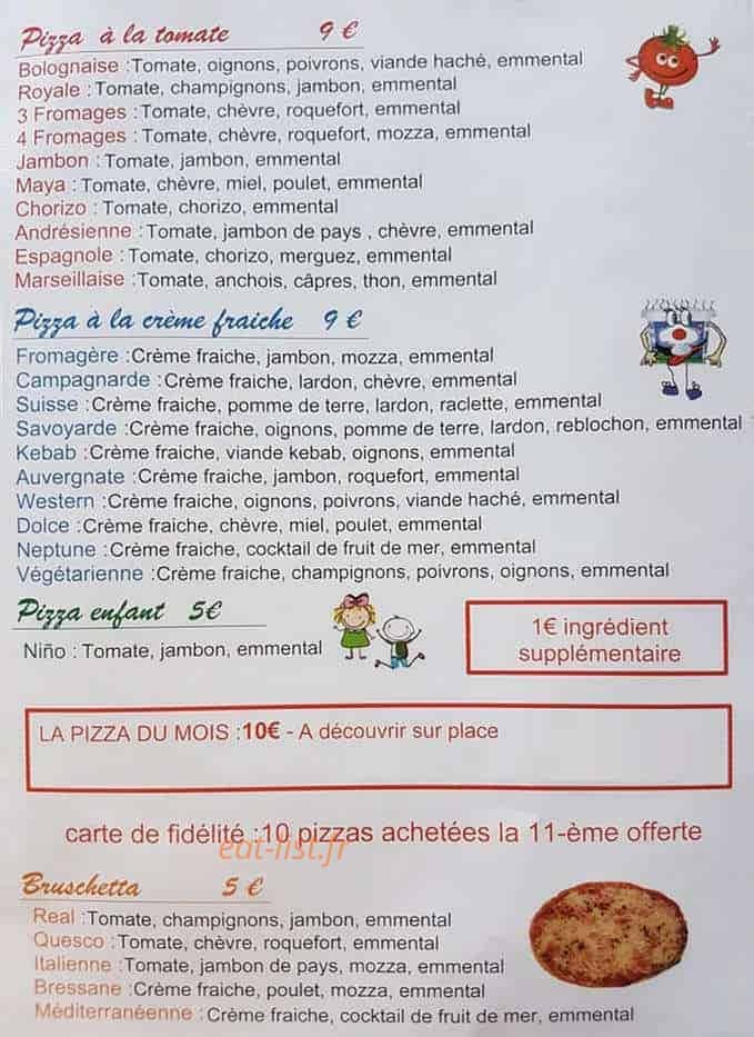 Titipizza — carte page 1