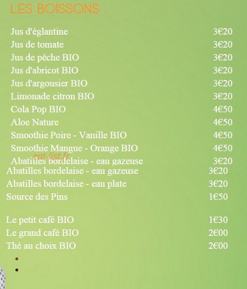 Tofu'toi — carte page 2