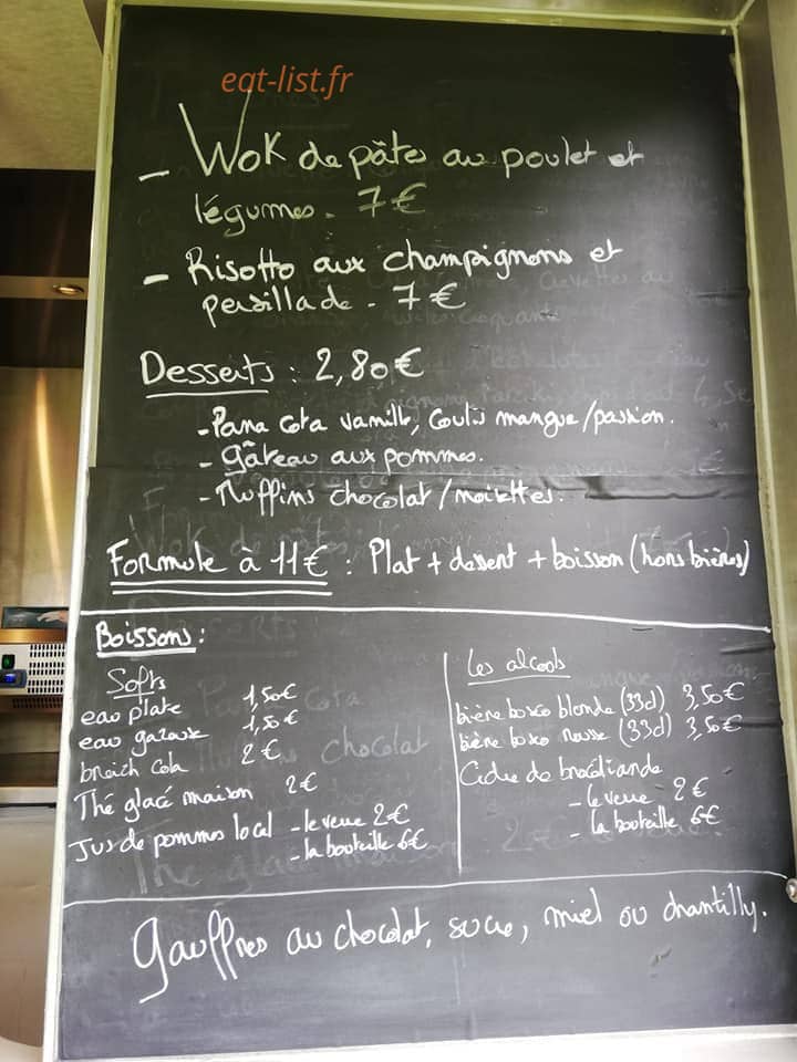 Tok & Cook — carte page 1