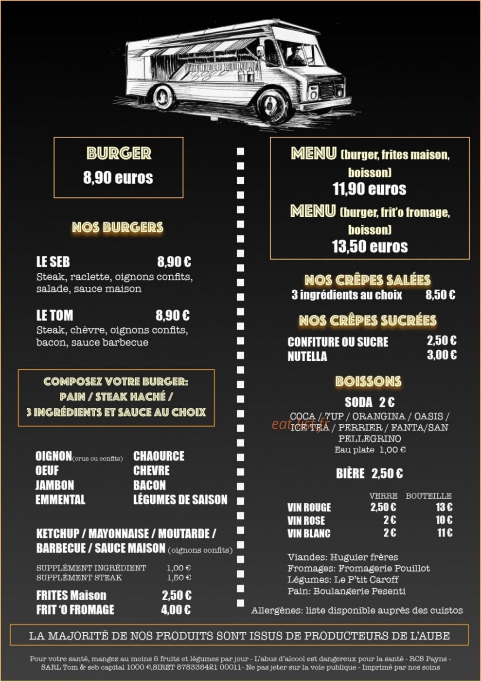 Tom & Seb — carte page 2