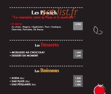 Tomi Pizza — carte page 2