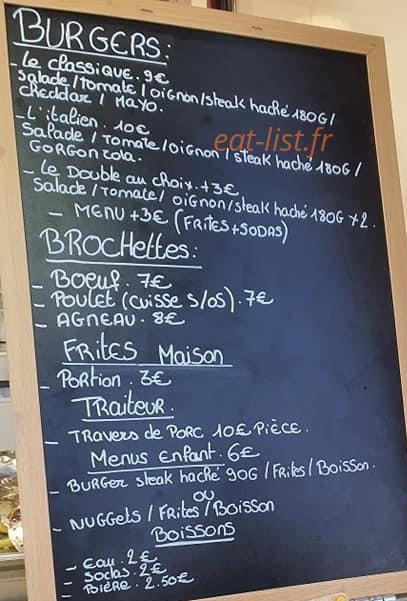 Traiteur catalan — carte page 1