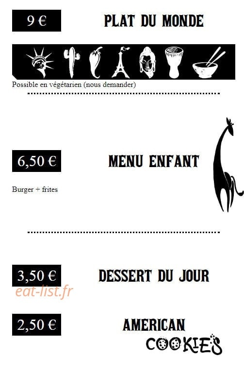 Truck 2 food — carte page 2
