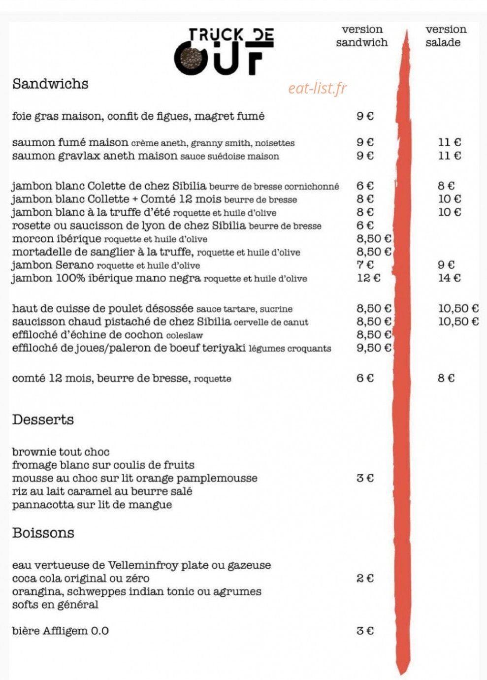 Truck de Ouf — carte page 1