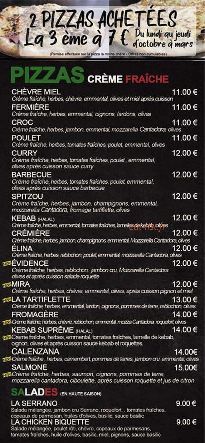 Truck Pizza — carte page 2