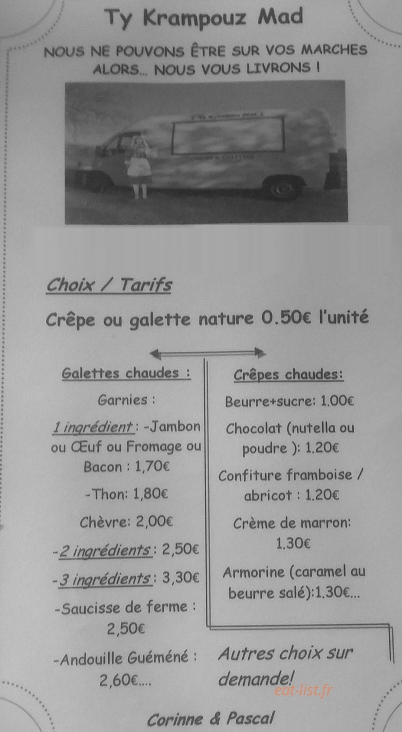 Ty Krampouz Mad — carte page 1