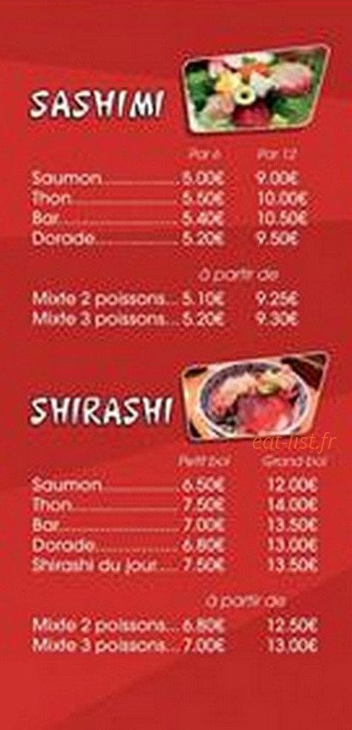 Ty Sushi — carte page 4