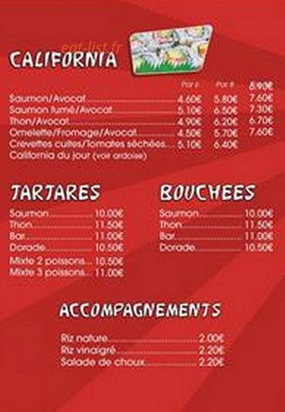 Ty Sushi — carte page 5