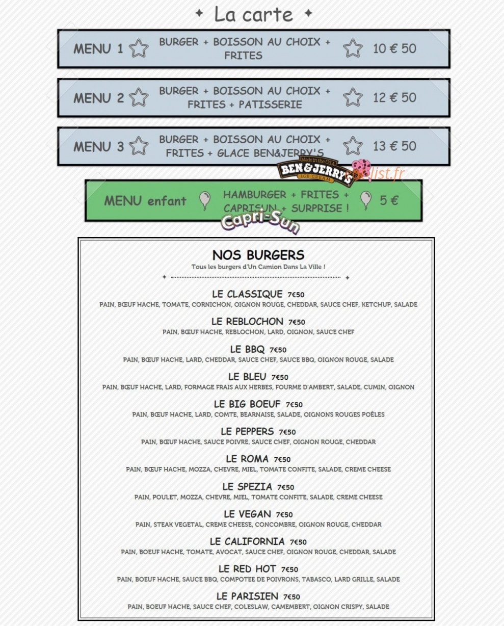 Un Camion Dans La Ville — carte page 1
