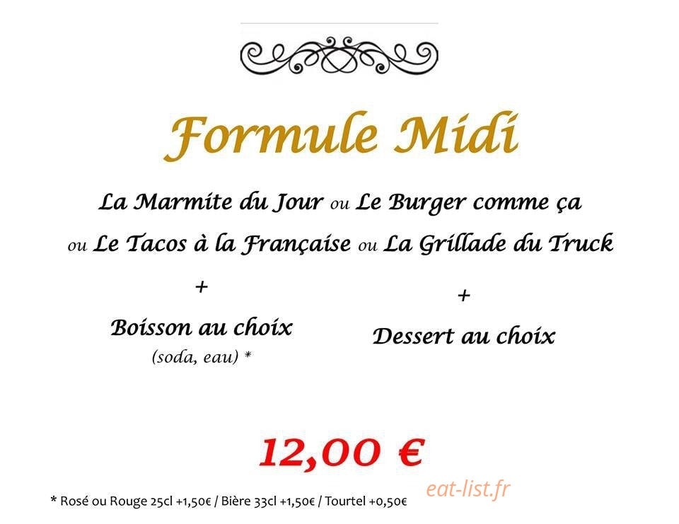 Un Truck comme ça — carte page 1