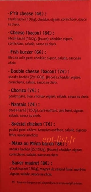 Une bonne Tartine — carte page 2