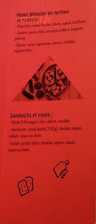 Une bonne Tartine — carte page 5