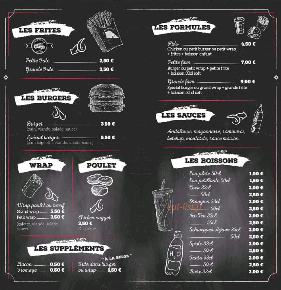 Une Frite Une Fois - Food Truck à Caulnes, Guitte, Megrit - Menu Et Photos