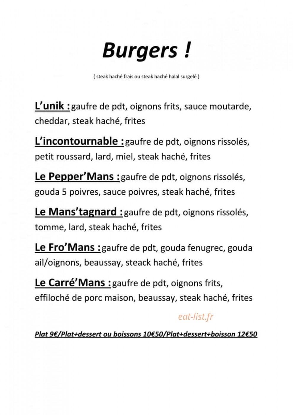 Unik'Mans — carte page 1