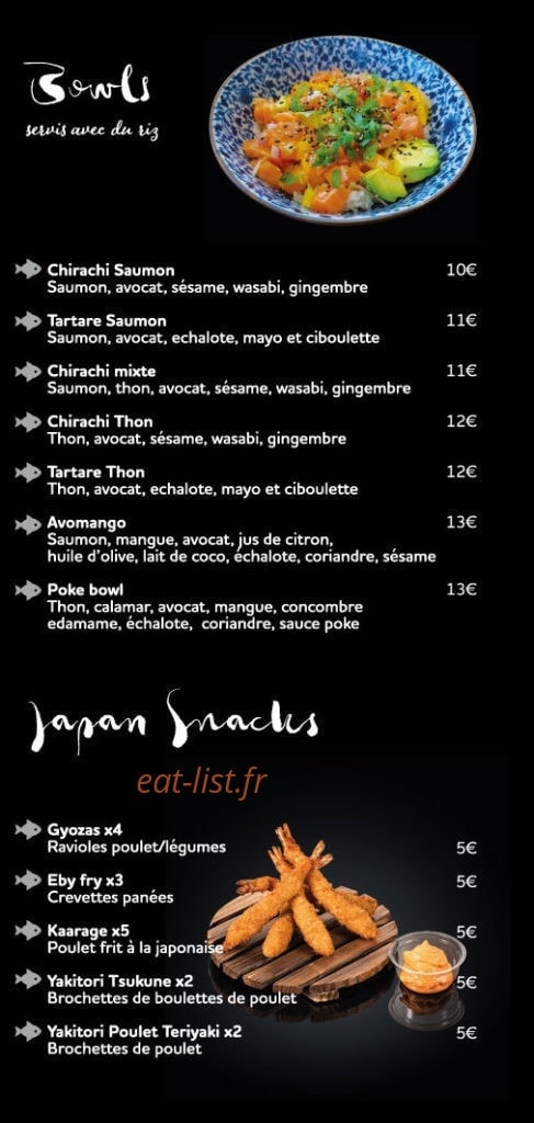 Urban Sushi Truck — carte page 5
