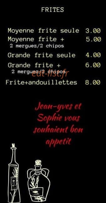 V'La L'Casse Croute — carte page 5