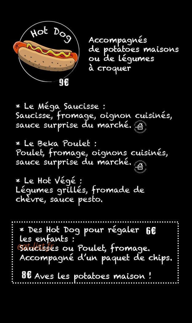 Van'wich — carte page 2
