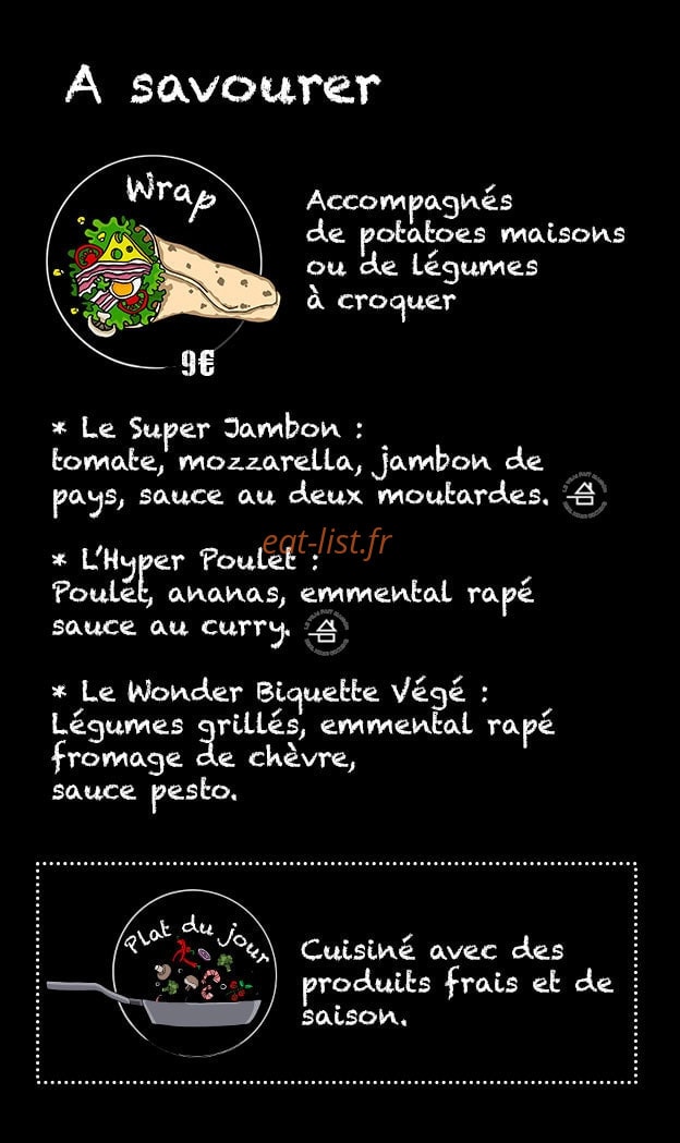Van'wich — carte page 1