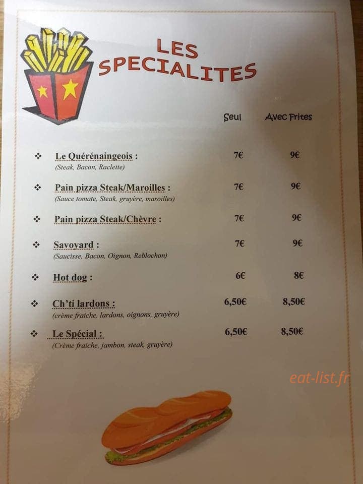 Vinc's frites — carte page 4
