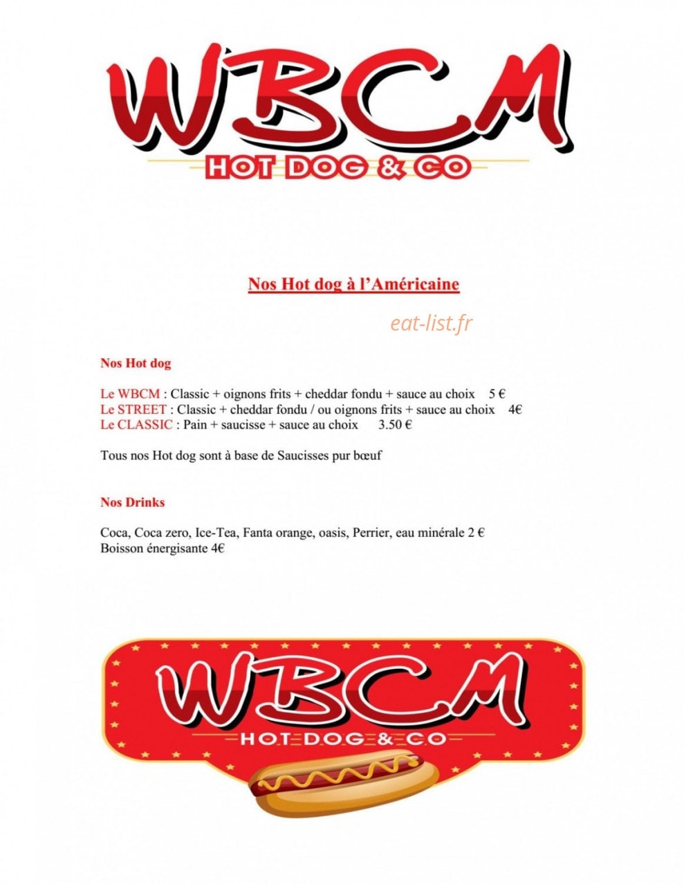 WBCM — carte page 1