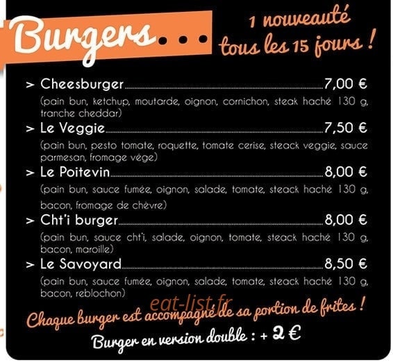 Welcome Food Truck — carte page 2