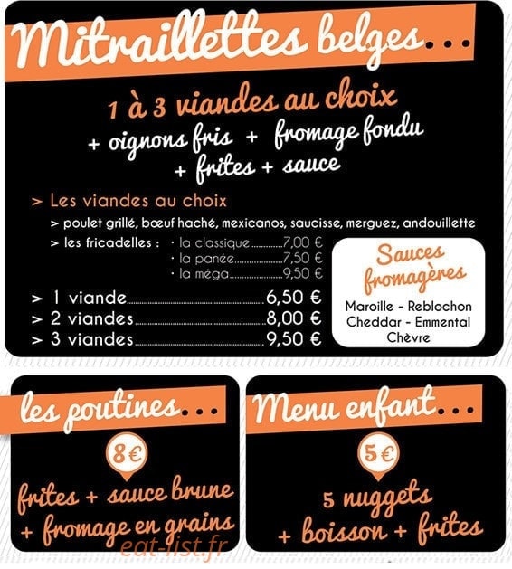 Welcome Food Truck — carte page 1