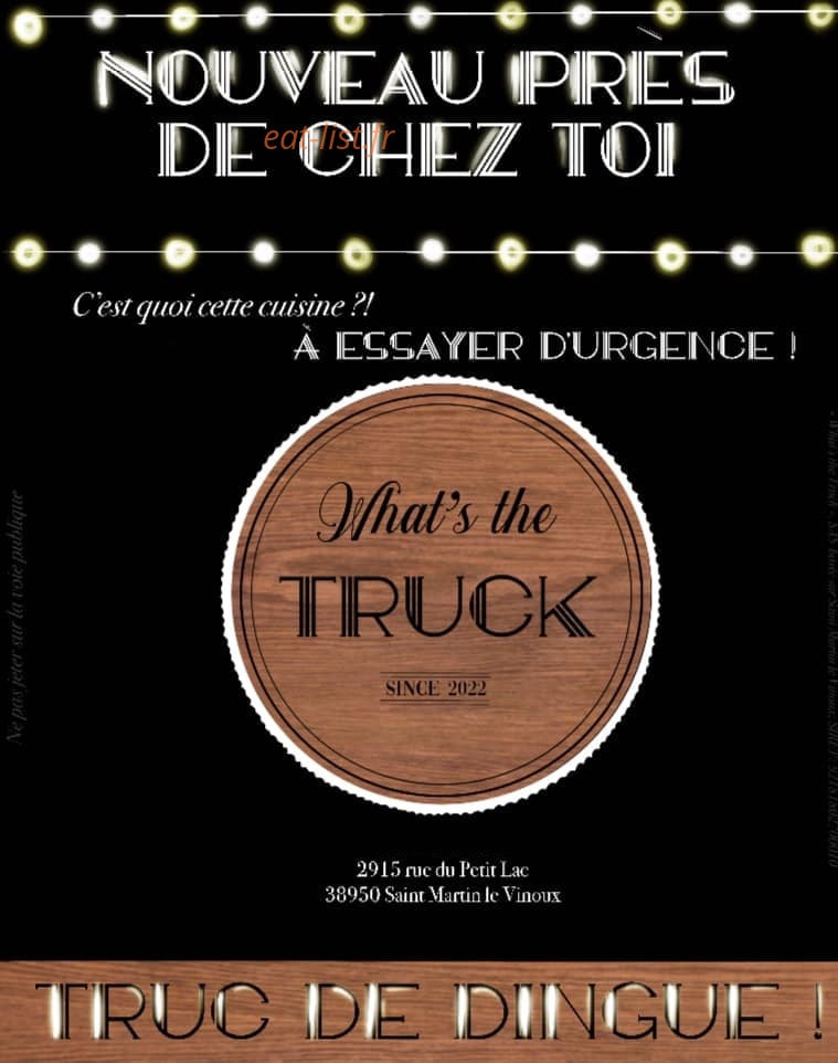 What’s the truck — carte page 1