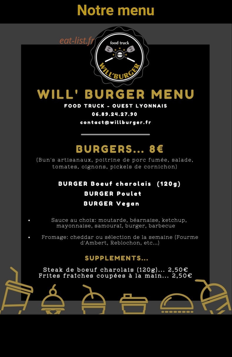 Will Events — carte page 1