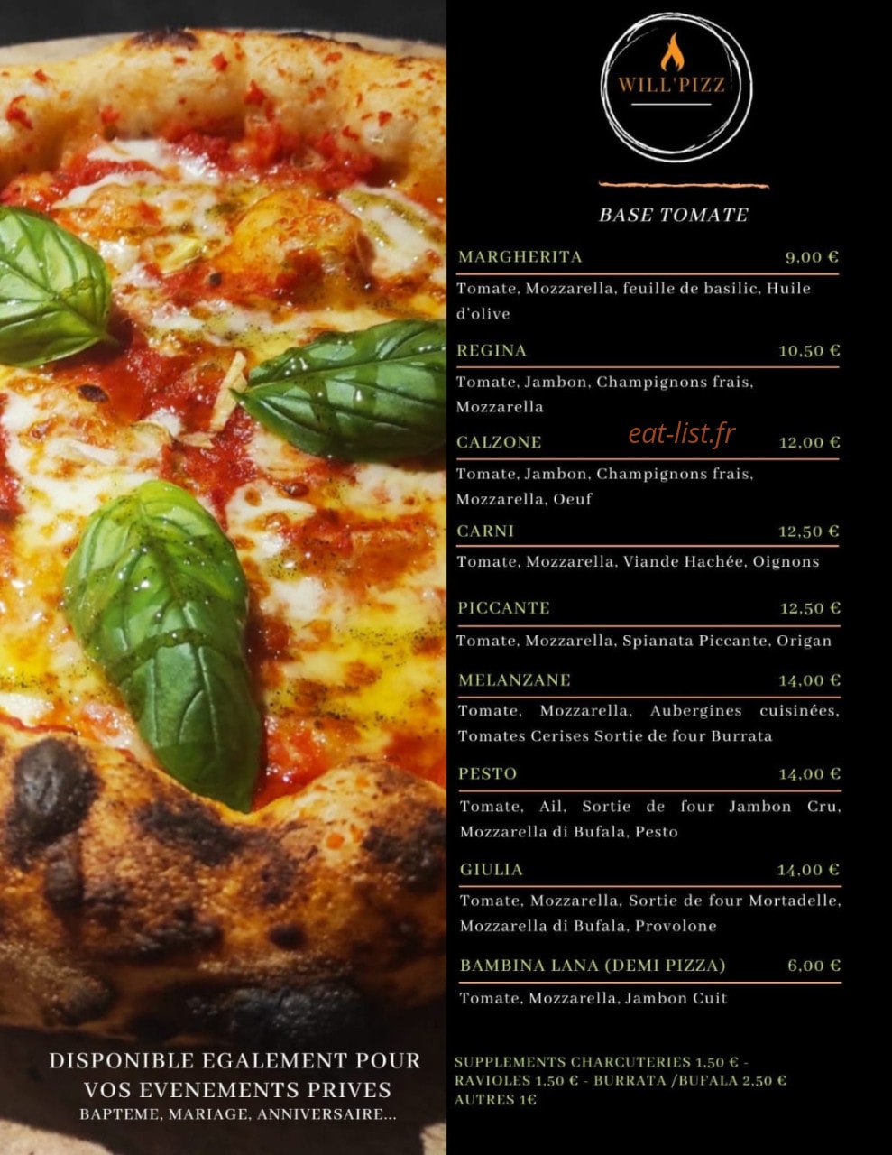 Will Pizz — carte page 1