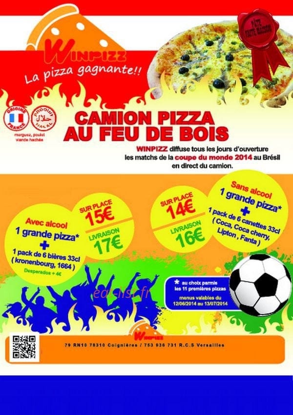 Winpizz — carte page 3