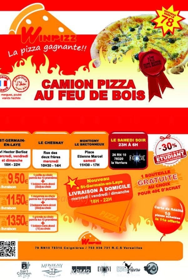 Winpizz — carte page 1