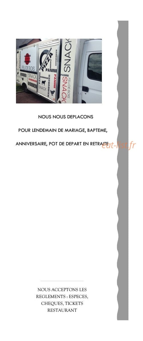 Wooden pizza — carte page 5