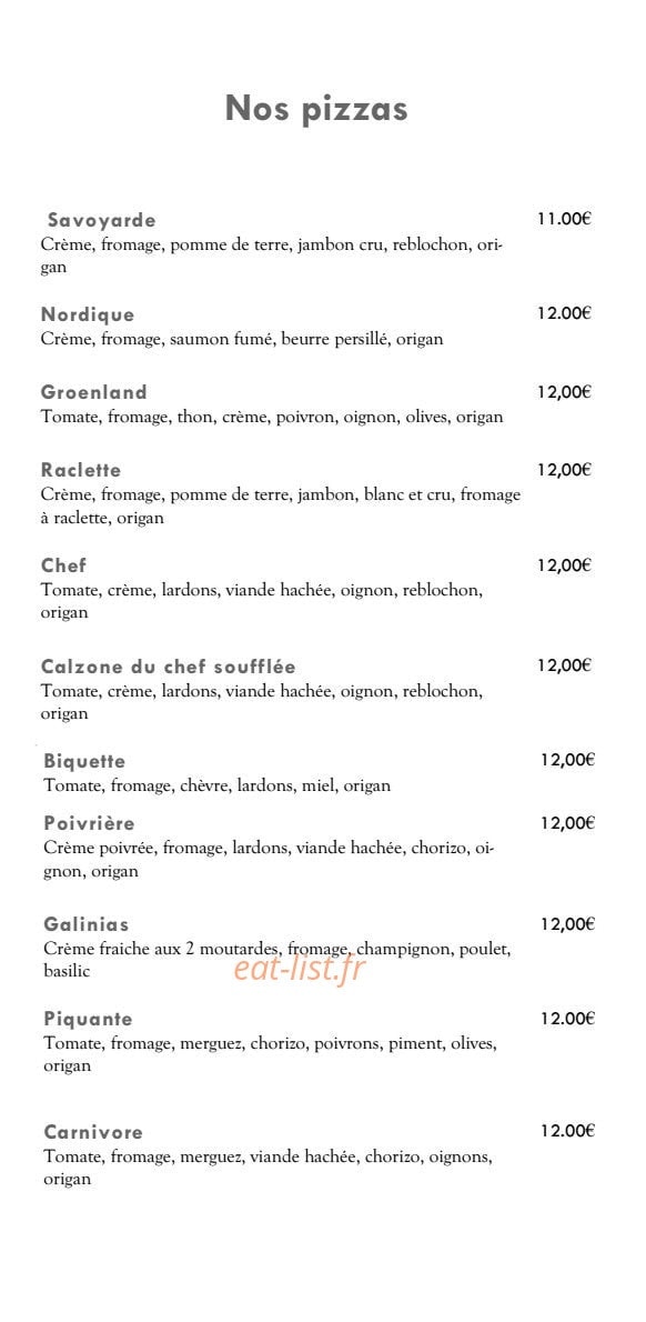 Wooden pizza — carte page 3