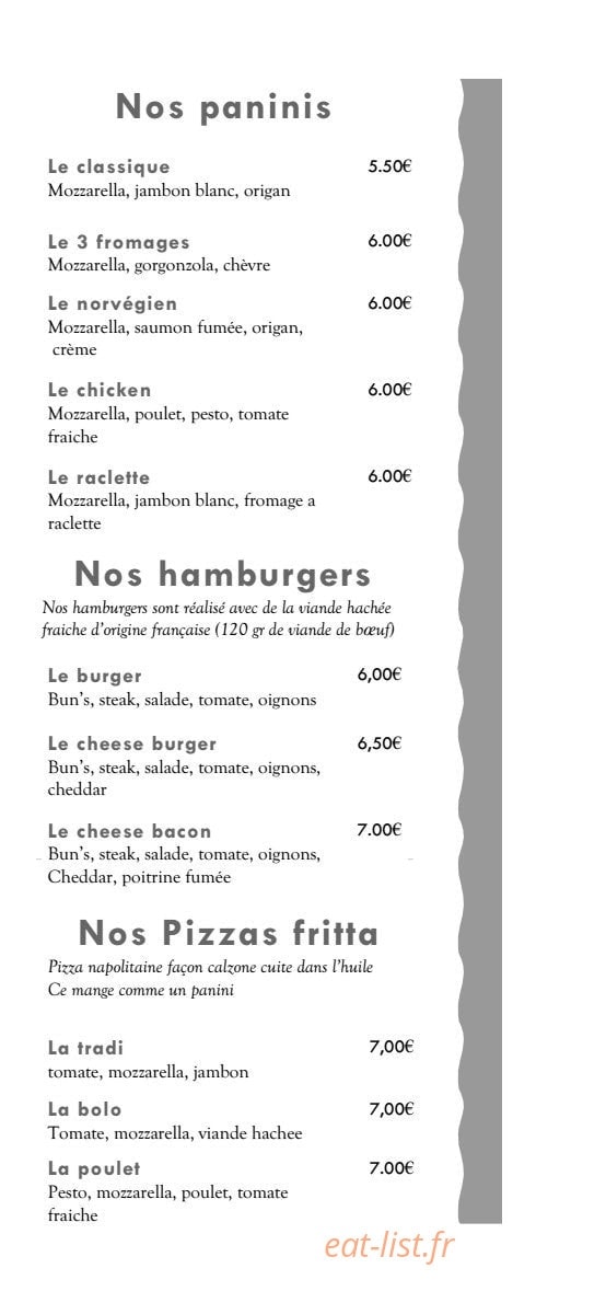 Wooden pizza — carte page 4