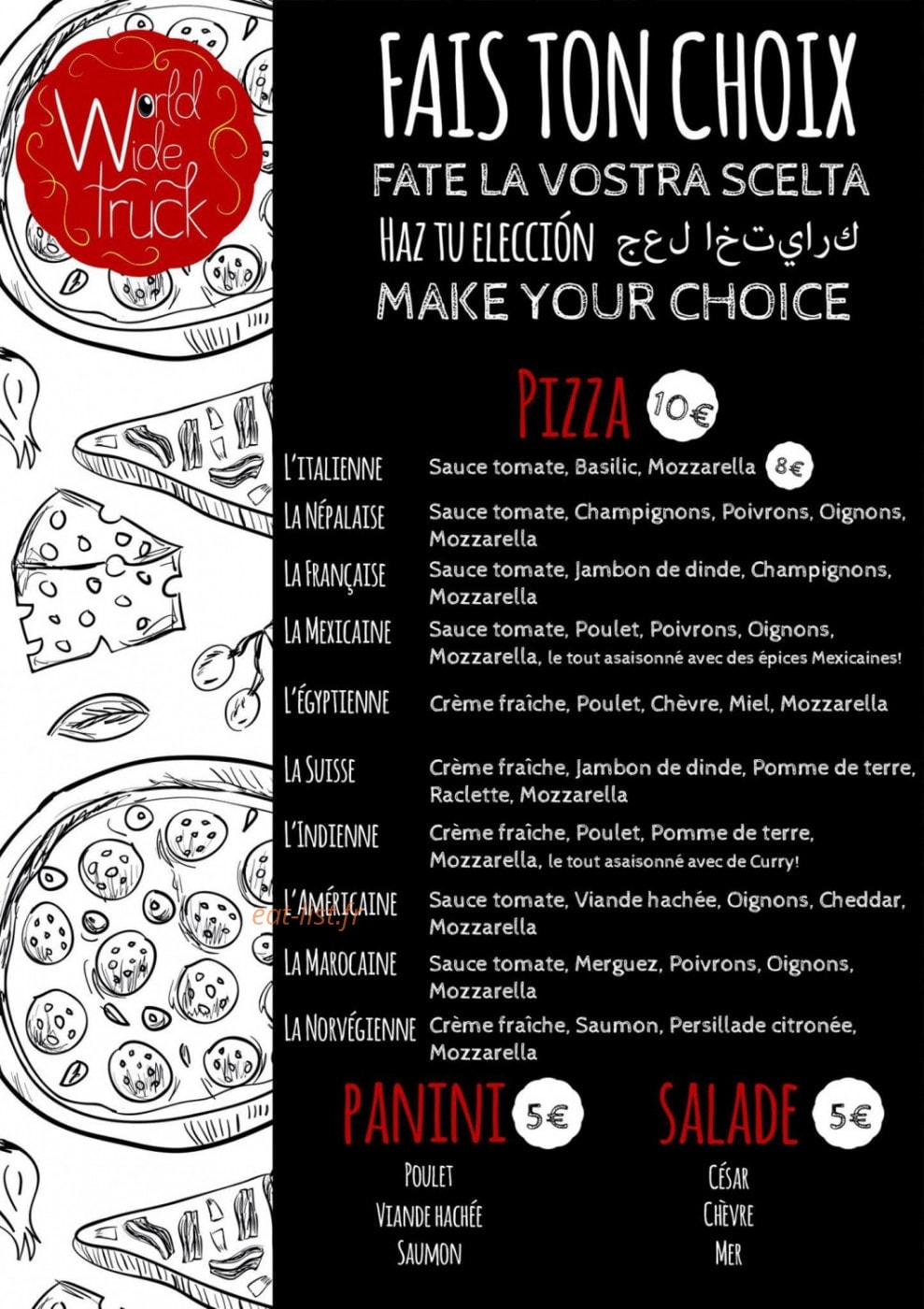 World Wide Truck — carte page 1