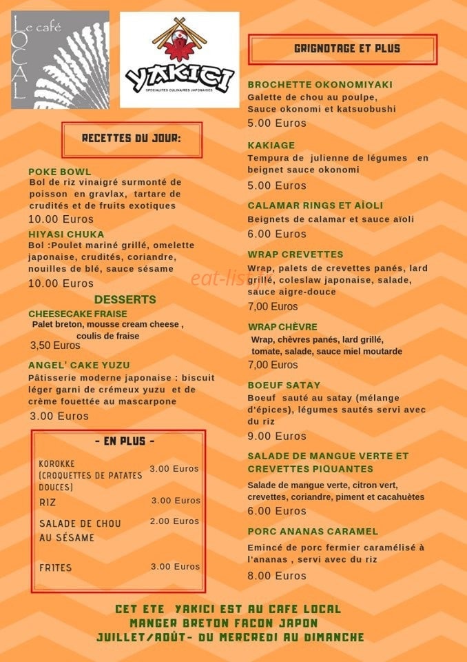 Yakici — carte page 1