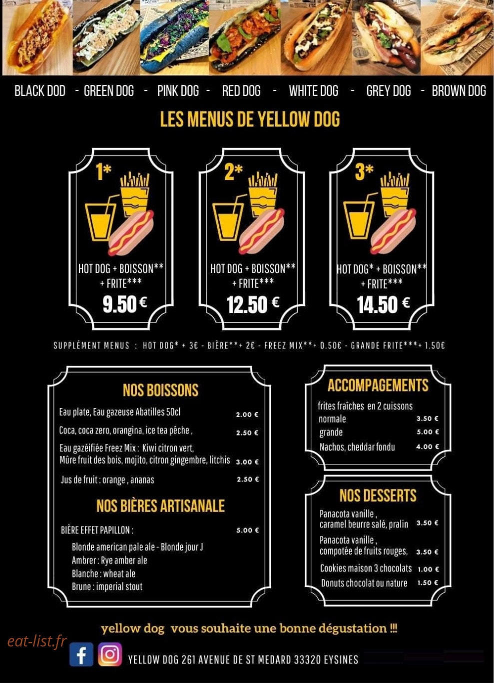 Yellow dog — carte page 2
