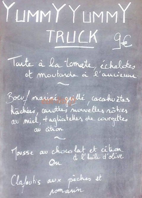 Yummy Yummy Truck — carte page 1